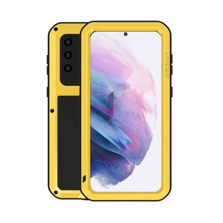 LOVE MEI Metal Shockproof Waterproof Dustproof Protective Case with Glass, For Samsung Galaxy A32 5G, For Samsung Galaxy A52 5G / 4G, For Samsung Galaxy S21 5G, For Samsung Galaxy S21+ 5G