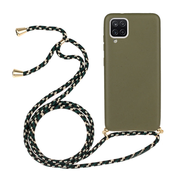 Wheat Straw Material + TPU Protective Case with Lanyard, For Samsung Galaxy A12, For Samsung Galaxy A32 5G, For Samsung Galaxy A52 5G / 4G, For Samsung Galaxy A72 5G / 4G