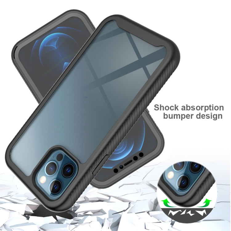 Starry Sky Solid Color Series Shockproof PC + TPU Case with PET Film, For iPhone 12 Pro Max