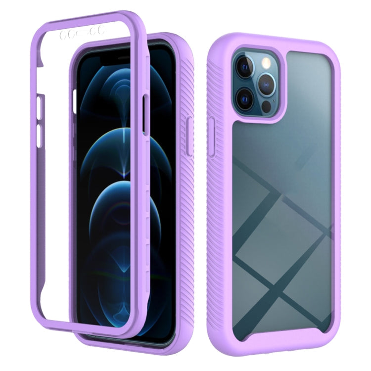 Starry Sky Solid Color Series Shockproof PC + TPU Case with PET Film, For iPhone 12 Pro Max