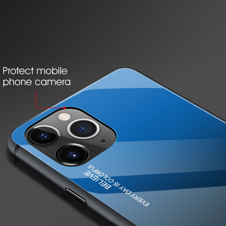 Gradient Color Glass Case, For iPhone 11 Pro Max, For iPhone 11