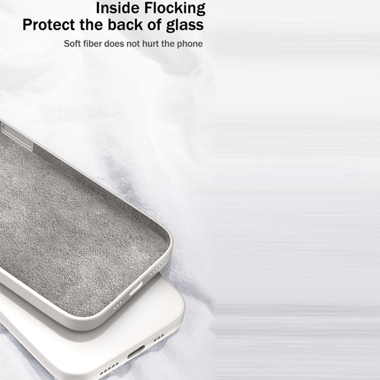 Solid Color Imitation Liquid Silicone Straight Edge Dropproof Full Coverage Protective Case, For iPhone X / XS, For iPhone XR