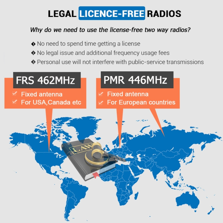 RETEVIS RB37 US Frequency 462.5625-467.7125MHz 22CHS FRS License-free Two Way Radio Handheld Bluetooth Walkie Talkie, RB37