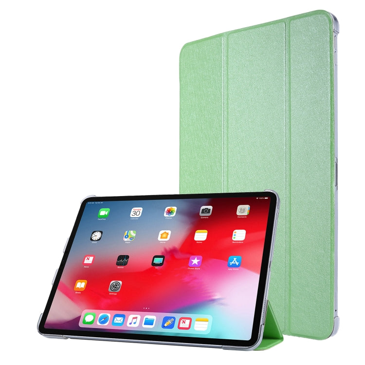 Silk Texture Three-fold Horizontal Flip Leather Case with Holder & Pen Slot, For Samsung Galaxy Tab A7 Lite 8.7 T220 / T225, For iPad Air 13 2025 / 2024 / iPad Pro 12.9 2022 / 2021