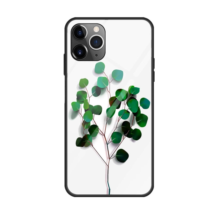 Colorful Painted Glass Case, For iPhone 11 Pro