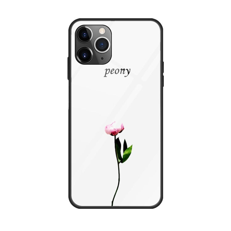 Colorful Painted Glass Case, For iPhone 11 Pro