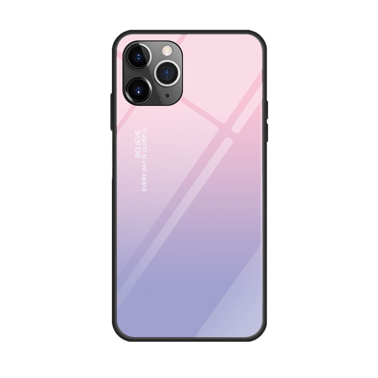 Colorful Painted Glass Case, For iPhone 11 Pro