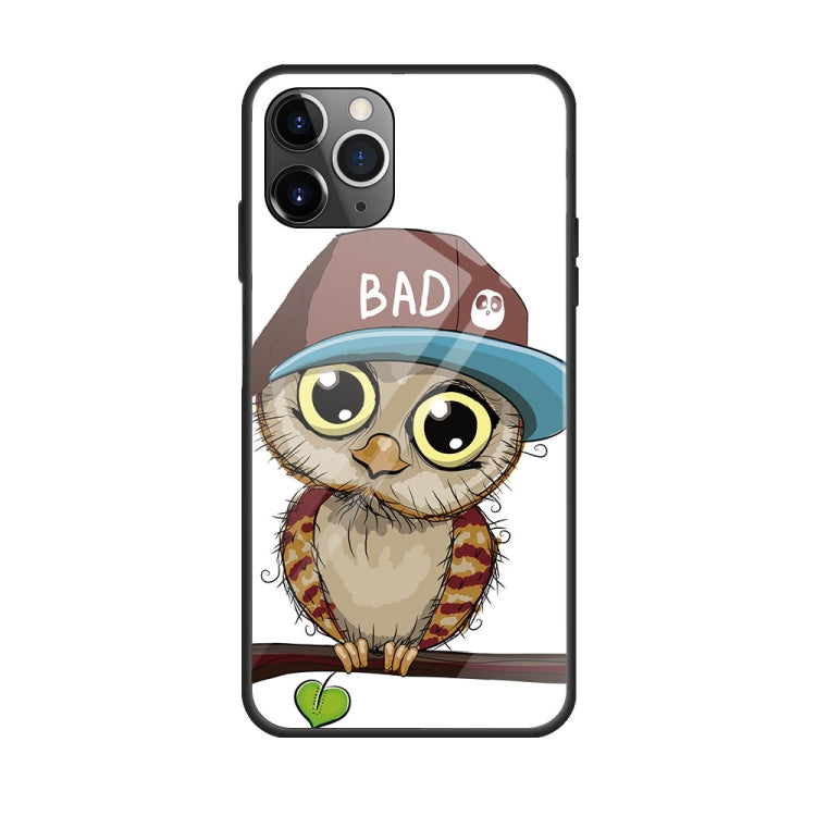 Colorful Painted Glass Case, For iPhone 11 Pro