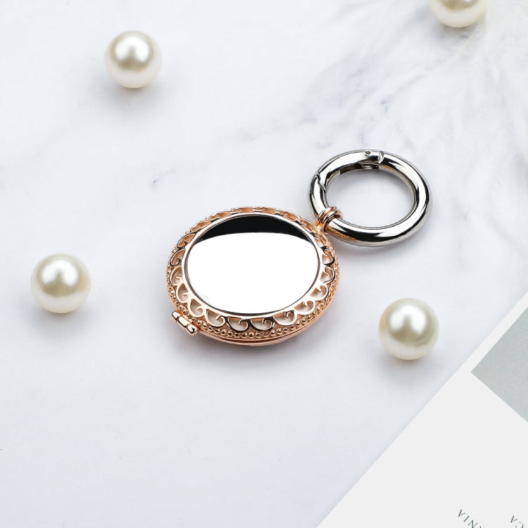 Copper Jewelry Style Shockproof Protective Cover Case with Keychain Hook Loop, For AirTag 2nd Gen / AirTag 1st Gen