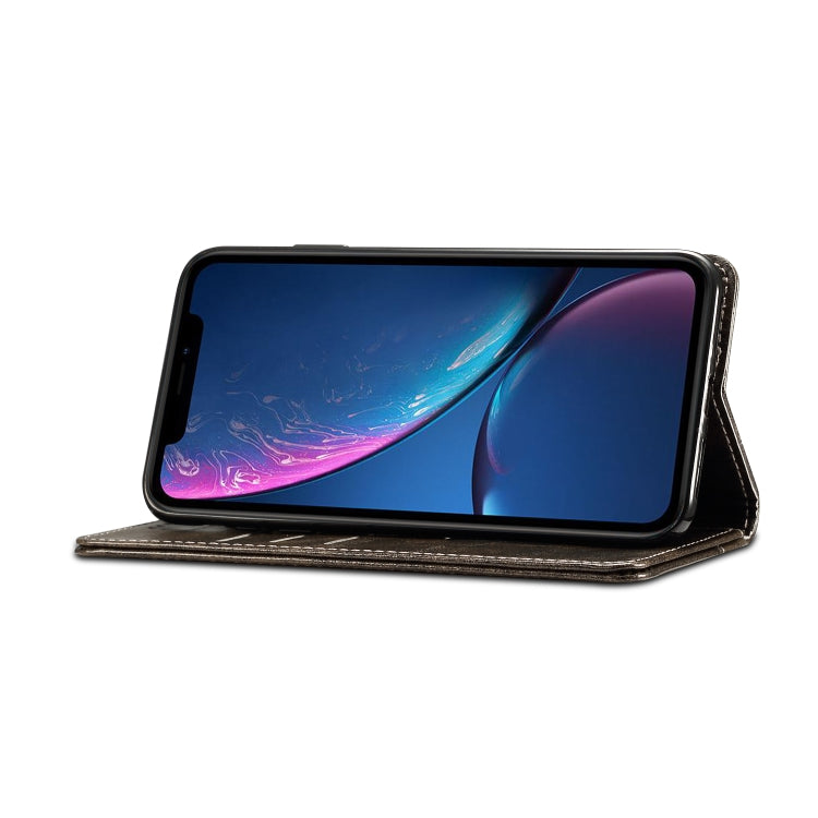 Baroque Simple Horizontal Flip Leather Case, with Holder & Card Slots & Wallet, For iPhone XR, For iPhone XS Max