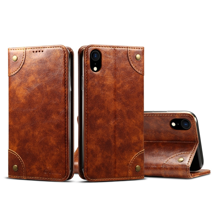 Baroque Simple Horizontal Flip Leather Case, with Holder & Card Slots & Wallet, For iPhone XR, For iPhone XS Max