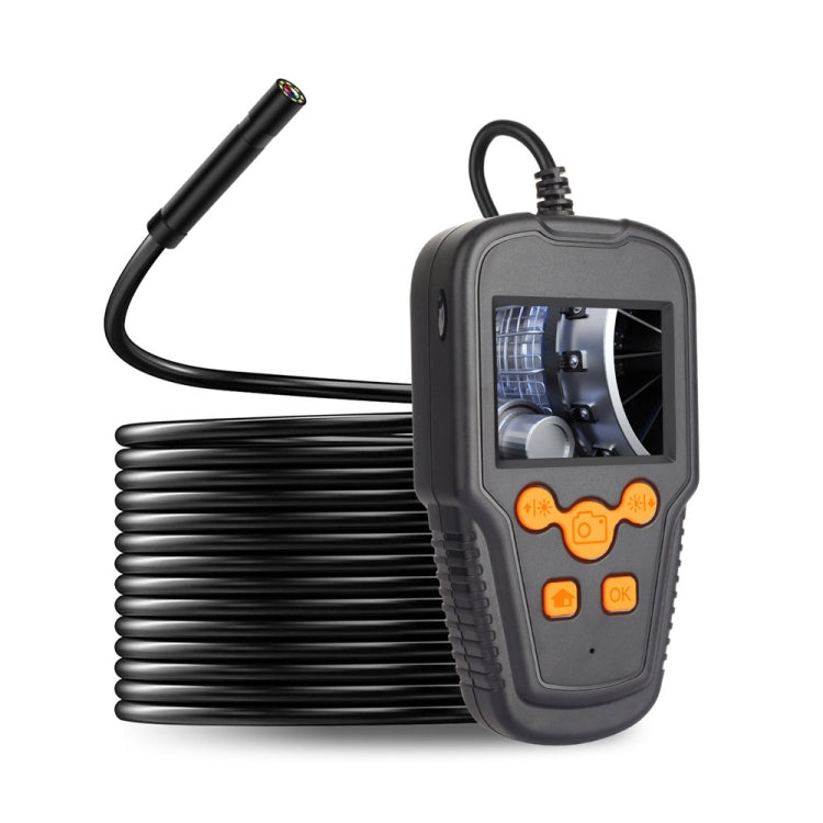 P60A 8mm 1080P 2.4 inch IPS Screen IP68 Waterproof HD Digital Endoscope, 8mm 2m Hard Cable, 8mm 5m Hard Cable, 8mm 10m Hard Cable