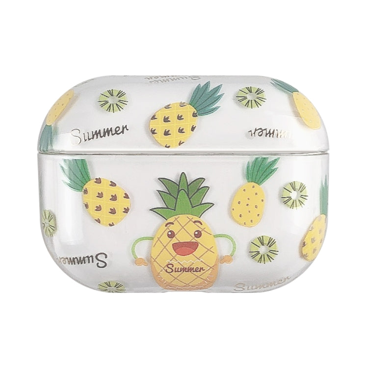 Bronzing Fruit Pattern PC Earphone Hard Protective Case, For AirPods 1 / 2, For AirPods Pro