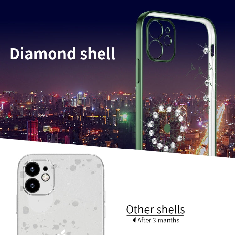 Ultra-thin Electroplating Dandelion Pattern Protective Case, For iPhone 11, For iPhone 11 Pro, For iPhone 11 Pro Max