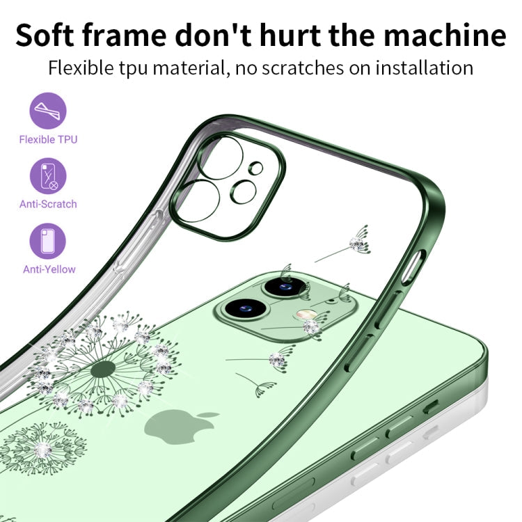 Ultra-thin Electroplating Dandelion Pattern Protective Case, For iPhone 11, For iPhone 11 Pro, For iPhone 11 Pro Max