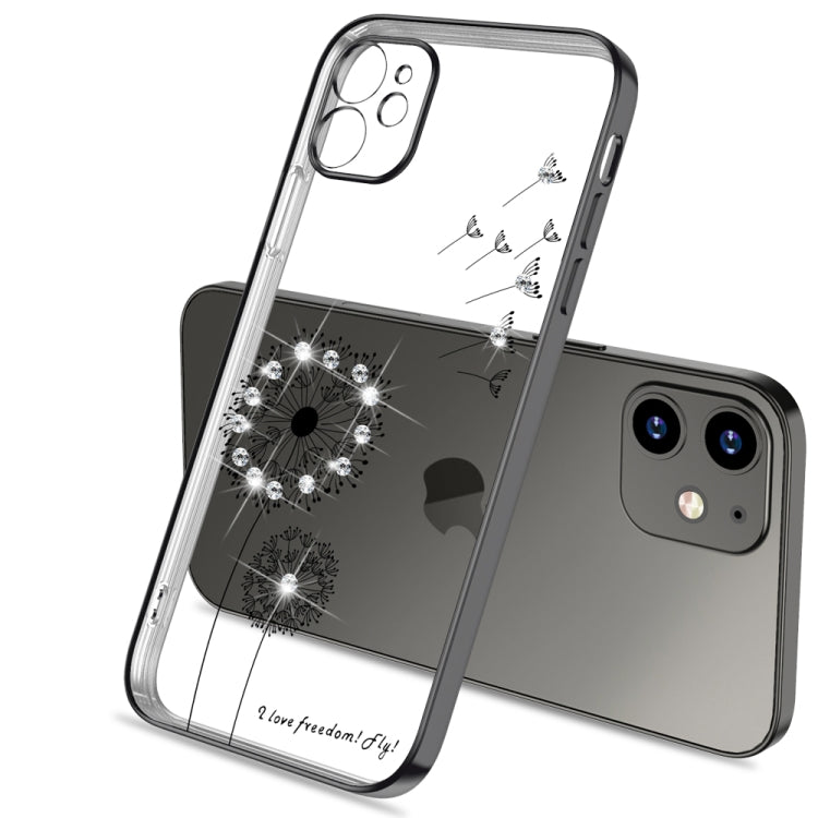 Ultra-thin Electroplating Dandelion Pattern Protective Case, For iPhone 12 Pro Max, For iPhone 12 Pro, For iPhone 12