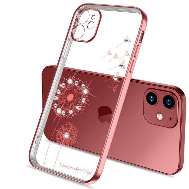 Ultra-thin Electroplating Dandelion Pattern Protective Case, For iPhone 12 Pro Max, For iPhone 12 Pro, For iPhone 12