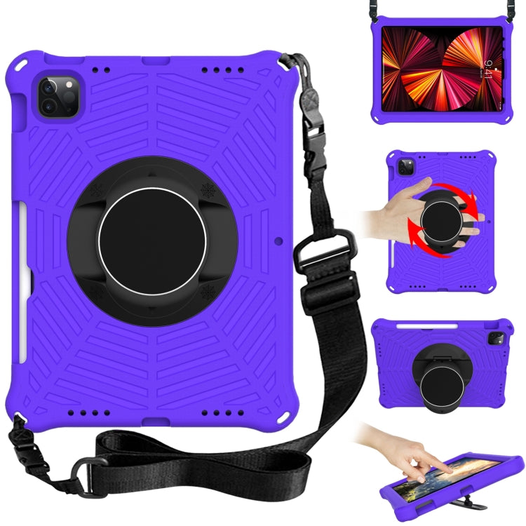 Spider King EVA Protective Case with Adjustable Shoulder Strap & Holder & Pen Slot, For iPad 9.7 2018 & 2017 / Pro 9.7 / Air 2 / Air, For iPad 10.2 2021 / 2020 / 2019, For iPad Pro 10.5 inch 2017 / Air 3 10.5 inch                                       ...