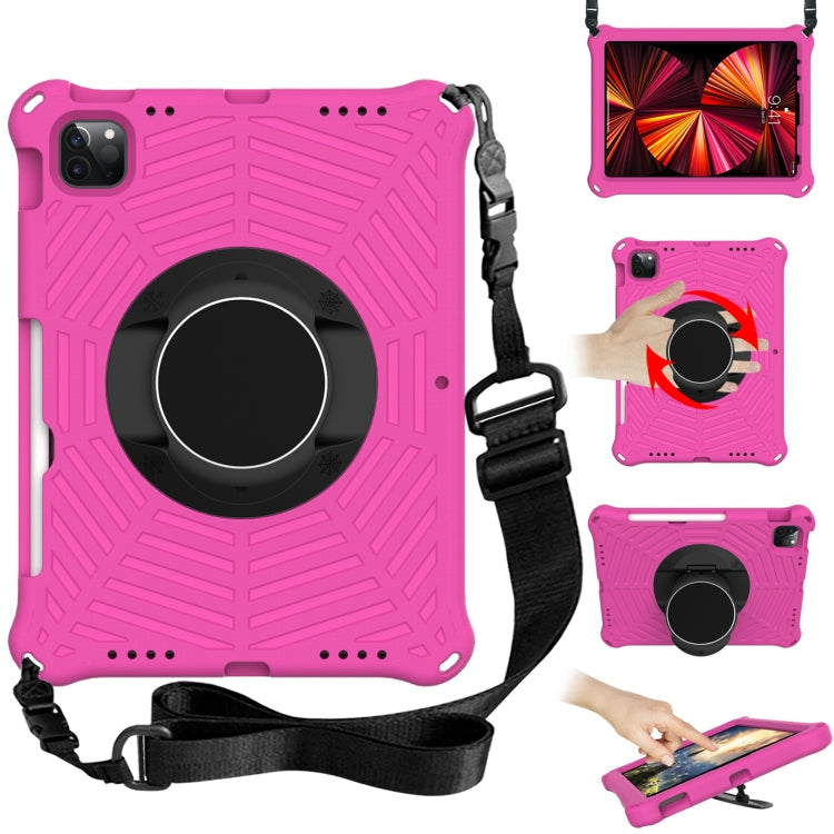 Spider King EVA Protective Case with Adjustable Shoulder Strap & Holder & Pen Slot, For iPad 9.7 2018 & 2017 / Pro 9.7 / Air 2 / Air, For iPad 10.2 2021 / 2020 / 2019, For iPad Pro 10.5 inch 2017 / Air 3 10.5 inch                                       ...