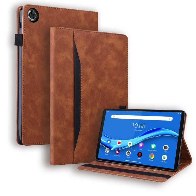Business Shockproof Horizontal Flip Leather Case with Holder & Card Slots & Photo Frame & Pen Slot & Sleep / Wake-up Function, For iPad Pro 11 inch 2021 & 2018 / Air 2020 10.9, For Lenovo M10 Plus TB-X606F, For Lenovo M10 FHD REL TB-X605FC / TB-X605LC ...