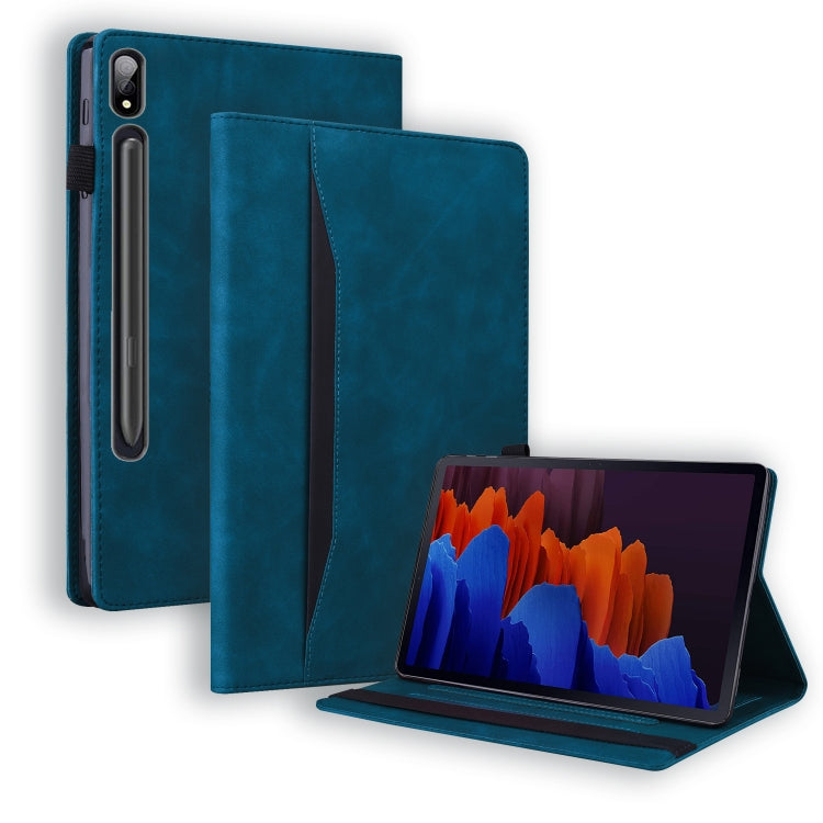 Business Shockproof Horizontal Flip Leather Case with Holder & Card Slots & Photo Frame & Pen Slot & Sleep / Wake-up Function, For iPad Pro 11 inch 2021 & 2018 / Air 2020 10.9, For Lenovo M10 Plus TB-X606F, For Lenovo M10 FHD REL TB-X605FC / TB-X605LC ...