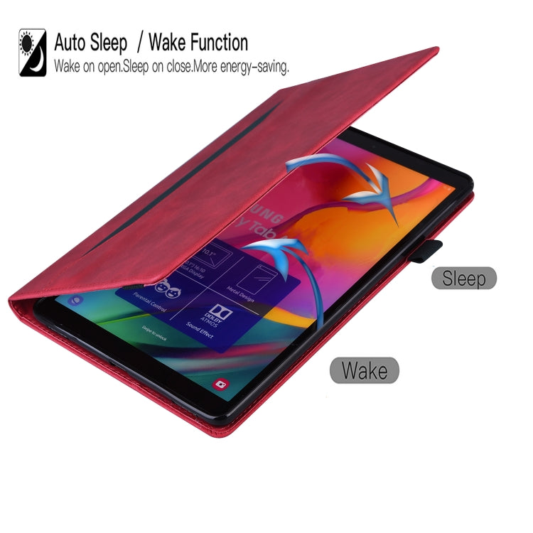 Business Shockproof Horizontal Flip Leather Case with Holder & Card Slots & Photo Frame & Pen Slot & Sleep / Wake-up Function, For Samsung Galaxy Tab S8+ / Tab S8 Plus /  Tab S7 FE / Tab S7+ SM-T970 / SM-T976B                                           ...
