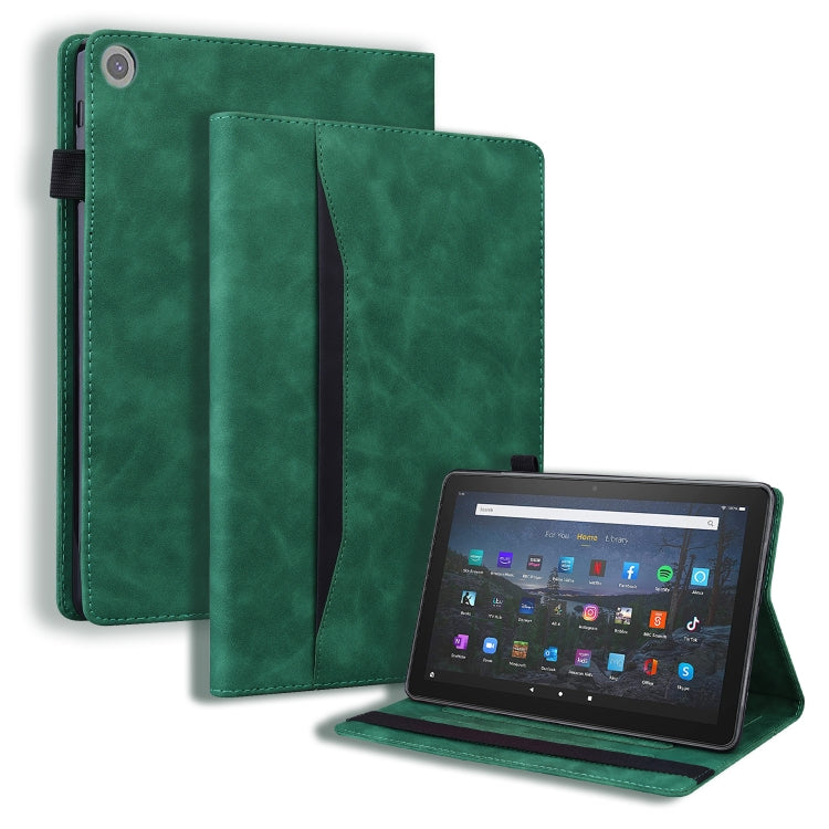 Business Shockproof Horizontal Flip Leather Case with Holder & Card Slots & Photo Frame & Pen Slot & Sleep / Wake-up Function, For Samsung Galaxy Tab S8+ / Tab S8 Plus /  Tab S7 FE / Tab S7+ SM-T970 / SM-T976B                                           ...