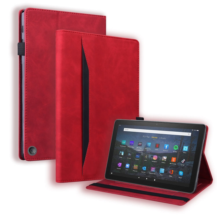 Business Shockproof Horizontal Flip Leather Case with Holder & Card Slots & Photo Frame & Pen Slot & Sleep / Wake-up Function, For Samsung Galaxy Tab S8+ / Tab S8 Plus /  Tab S7 FE / Tab S7+ SM-T970 / SM-T976B                                           ...