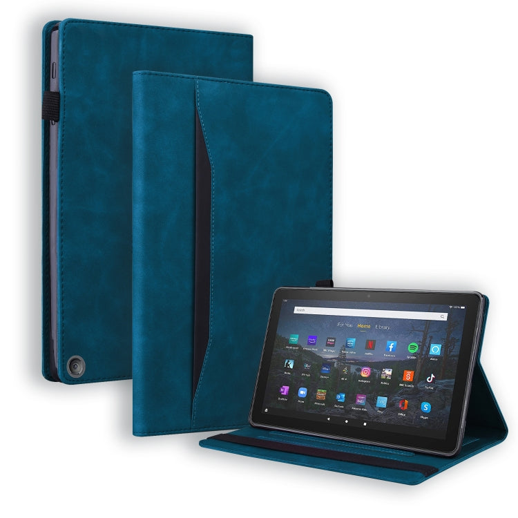 Business Shockproof Horizontal Flip Leather Case with Holder & Card Slots & Photo Frame & Pen Slot & Sleep / Wake-up Function, For Samsung Galaxy Tab S8+ / Tab S8 Plus /  Tab S7 FE / Tab S7+ SM-T970 / SM-T976B                                           ...