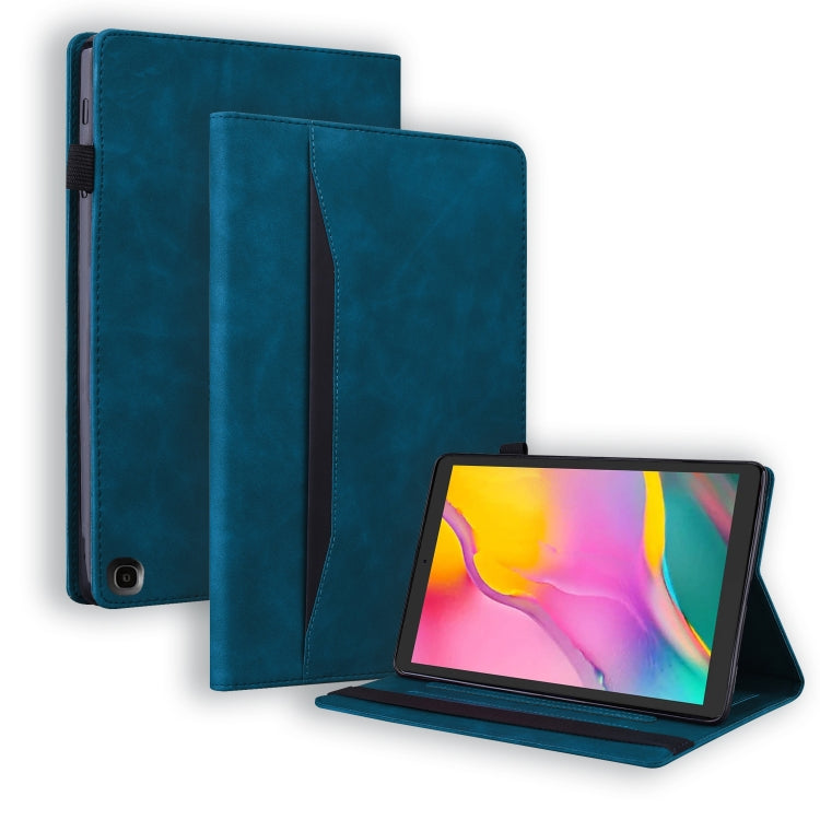 Business Shockproof Horizontal Flip Leather Case with Holder & Card Slots & Photo Frame & Pen Slot & Sleep / Wake-up Function, For Amazon Fire HD 10  / 10 Plus 2021