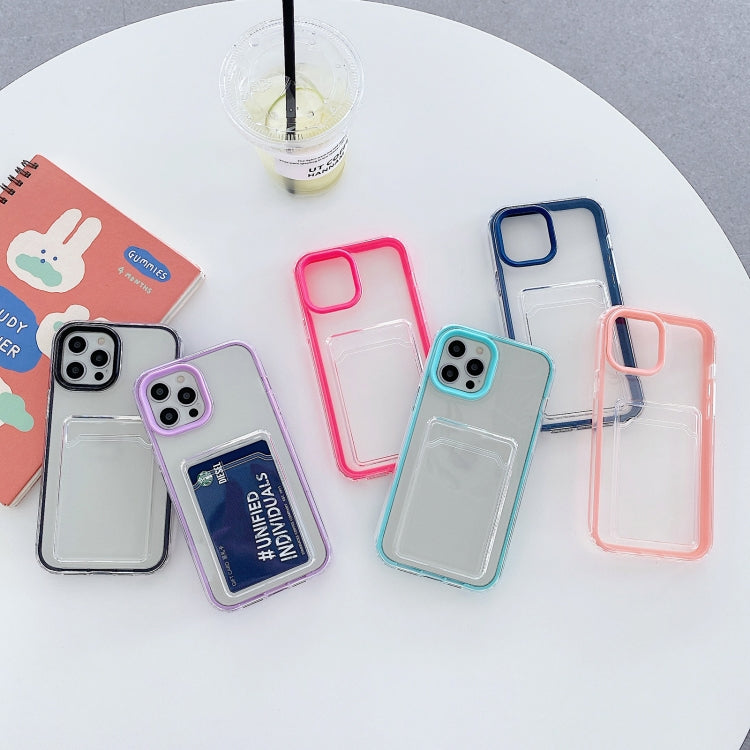 Full-coverage 360 Clear PC + TPU Shockproof Protective Case with Card Slot, For iPhone 12 / 12 Pro, For iPhone 12 Pro Max, For iPhone 11 Pro, For iPhone 11