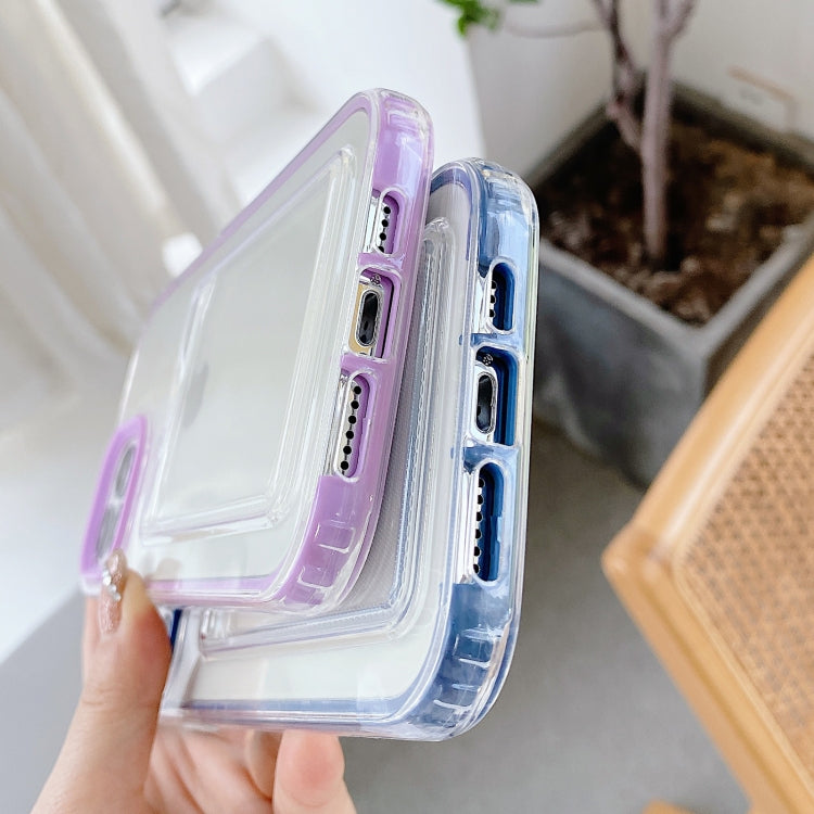 Full-coverage 360 Clear PC + TPU Shockproof Protective Case with Card Slot, For iPhone 12 / 12 Pro, For iPhone 12 Pro Max, For iPhone 11 Pro, For iPhone 11