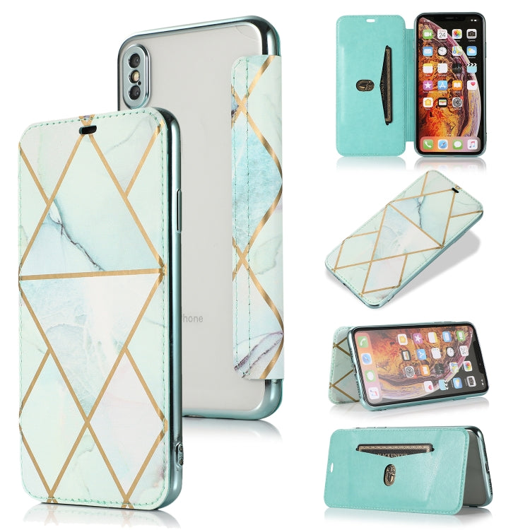 Bronzing Plating PU + TPU Horizontal Flip Leather Case with Holder & Card Slot, For iPhone XS Max, For iPhone XR, For iPhone X / XS, For iPhone 8 Plus & 7 Plus, For iPhone 6 Plus & 6s Plus, For iPhone 6 & 6s