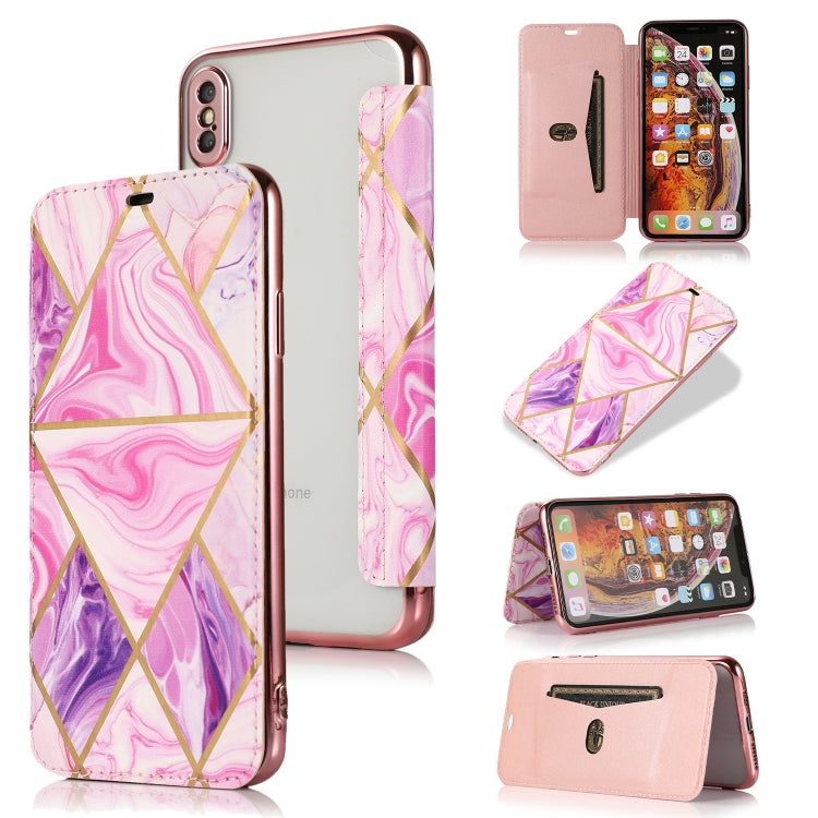 Bronzing Plating PU + TPU Horizontal Flip Leather Case with Holder & Card Slot, For iPhone XS Max, For iPhone XR, For iPhone X / XS, For iPhone 8 Plus & 7 Plus, For iPhone 6 Plus & 6s Plus, For iPhone 6 & 6s