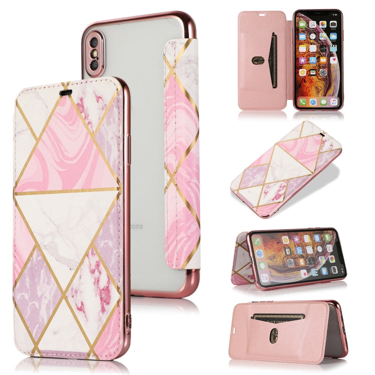 Bronzing Plating PU + TPU Horizontal Flip Leather Case with Holder & Card Slot, For iPhone XS Max, For iPhone XR, For iPhone X / XS, For iPhone 8 Plus & 7 Plus, For iPhone 6 Plus & 6s Plus, For iPhone 6 & 6s