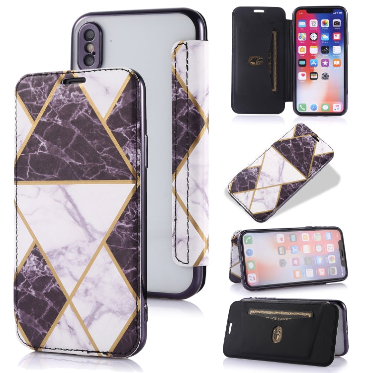 Bronzing Plating PU + TPU Horizontal Flip Leather Case with Holder & Card Slot, For iPhone XS Max, For iPhone XR, For iPhone X / XS, For iPhone 8 Plus & 7 Plus, For iPhone 6 Plus & 6s Plus, For iPhone 6 & 6s