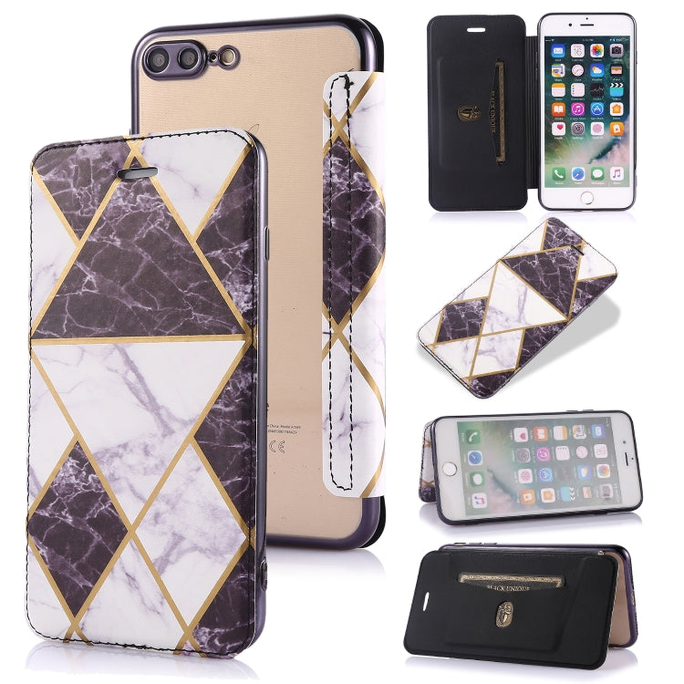 Bronzing Plating PU + TPU Horizontal Flip Leather Case with Holder & Card Slot, For iPhone XS Max, For iPhone XR, For iPhone X / XS, For iPhone 8 Plus & 7 Plus, For iPhone 6 Plus & 6s Plus, For iPhone 6 & 6s