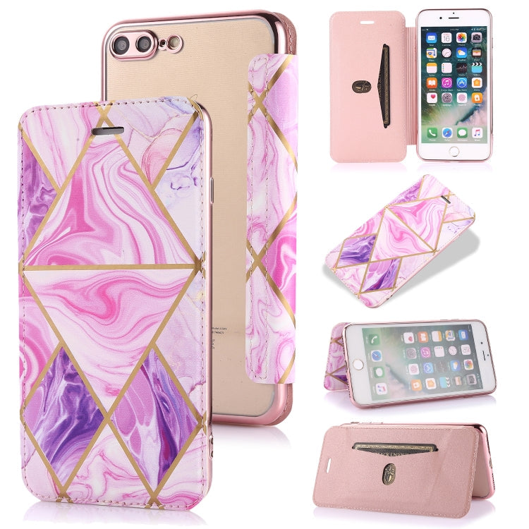Bronzing Plating PU + TPU Horizontal Flip Leather Case with Holder & Card Slot, For iPhone XS Max, For iPhone XR, For iPhone X / XS, For iPhone 8 Plus & 7 Plus, For iPhone 6 Plus & 6s Plus, For iPhone 6 & 6s