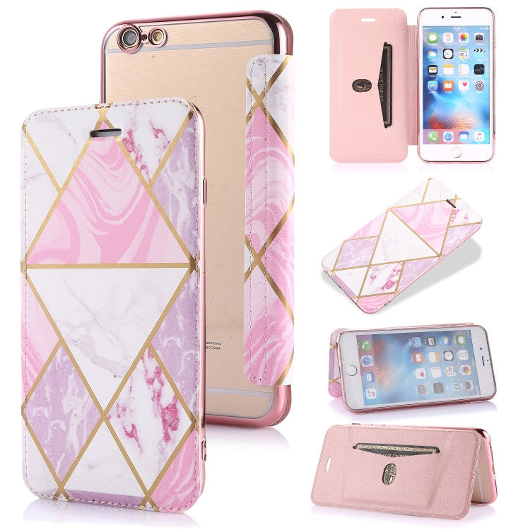 Bronzing Plating PU + TPU Horizontal Flip Leather Case with Holder & Card Slot, For iPhone XS Max, For iPhone XR, For iPhone X / XS, For iPhone 8 Plus & 7 Plus, For iPhone 6 Plus & 6s Plus, For iPhone 6 & 6s