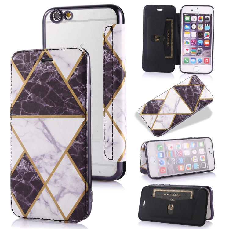 Bronzing Plating PU + TPU Horizontal Flip Leather Case with Holder & Card Slot, For iPhone XS Max, For iPhone XR, For iPhone X / XS, For iPhone 8 Plus & 7 Plus, For iPhone 6 Plus & 6s Plus, For iPhone 6 & 6s