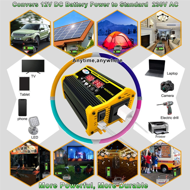 Legend II Generation 12V to 110V 300W Car Power Inverter, 12V to 110V