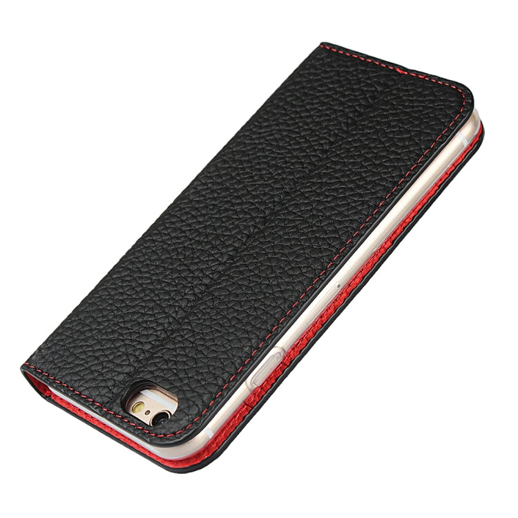 Litchi Texture Horizontal Flip Top Layer Cowhide Leather Case with Holder & Card Slots & Wallet & Strap & Wire Winder, For iPhone 6 & 6s, For iPhone 6 Plus & 6s Plus, For iPhone XR, For iPhone XS Max