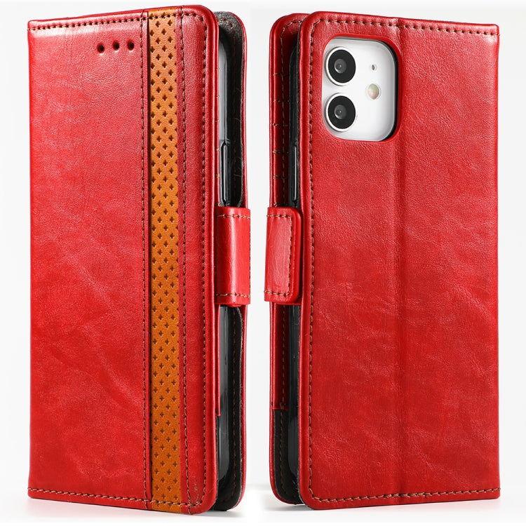 CaseNeo Business Splicing Dual Magnetic Buckle Horizontal Flip PU Leather Case with Holder & Card Slots & Wallet, For iPhone 12 / 12 Pro, For iPhone 12 Pro Max, For iPhone 11 Pro, For iPhone 11