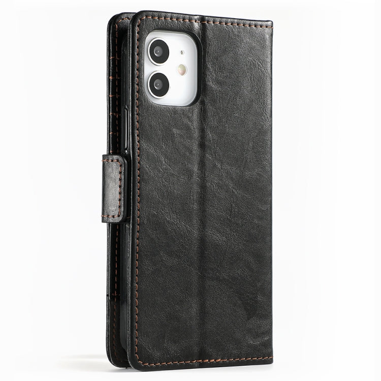 CaseNeo Business Splicing Dual Magnetic Buckle Horizontal Flip PU Leather Case with Holder & Card Slots & Wallet, For iPhone 11 Pro Max