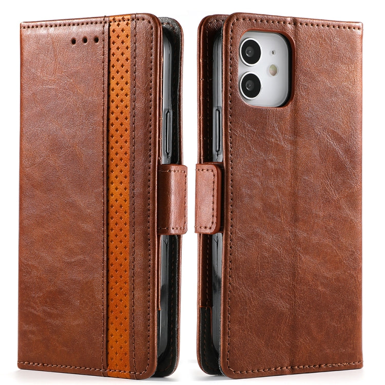 CaseNeo Business Splicing Dual Magnetic Buckle Horizontal Flip PU Leather Case with Holder & Card Slots & Wallet, For iPhone 11 Pro Max