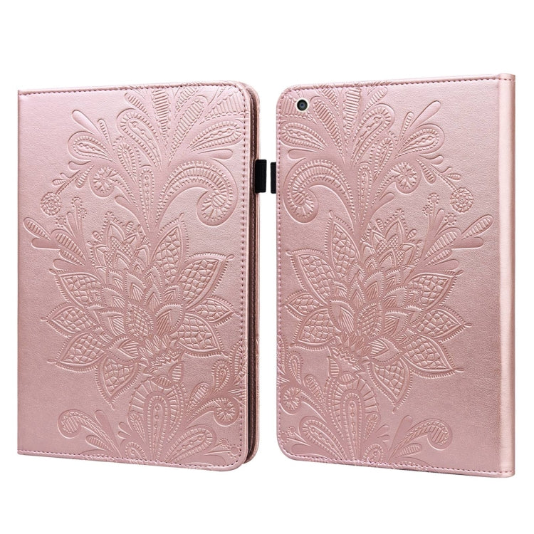 Lace Flower Embossing Pattern Horizontal Flip Leather Case with Holder & Card Slots & Wallet & Photo Frame & Sleep / Wake-up Function, For iPad 9.7 2018 / 9.7  2017 / Air 2 / Air, For iPad mini  2019 / 4 / 3 / 2 / 1, For iPad Pro 10.5 2017 / 10.2 2019 ...