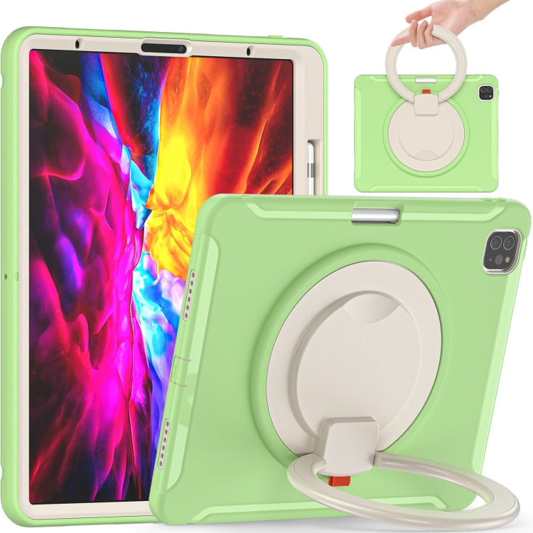 Shockproof TPU + PC Protective Case with 360 Degree Rotation Foldable Handle Grip Holder & Pen Slot, For iPad Pro 12.9 2020 / 2018, For Samsung Galaxy Tab S6 Lite 10.4 inch P610