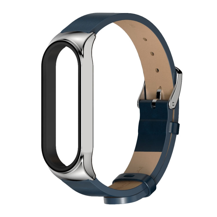 For Xiaomi Mi Band 6 / 5 CS Microfiber Leather Replacement Watchband