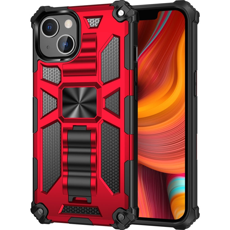 Armor Shockproof TPU + PC Magnetic Protective Case with Holder, For iPhone 13, For iPhone 13 Pro, For iPhone 13 Pro Max