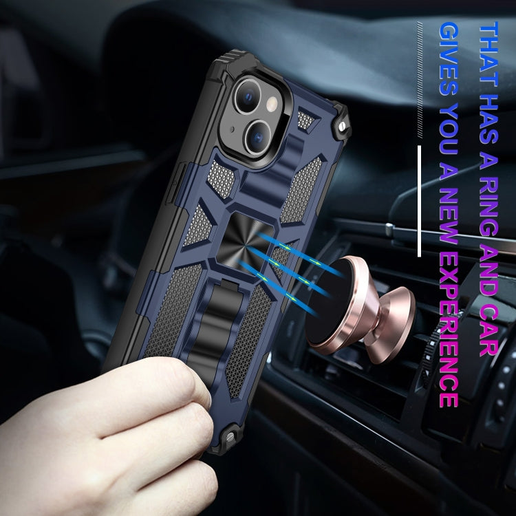 Armor Shockproof TPU + PC Magnetic Protective Case with Holder, For iPhone 13, For iPhone 13 Pro, For iPhone 13 Pro Max